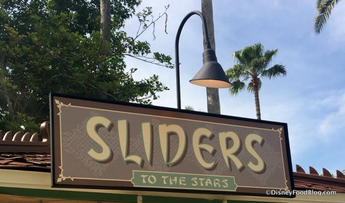Sliders to the Stars menu
