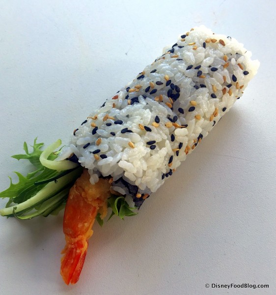 Shrimp Tempura Roll -- Unwrapped