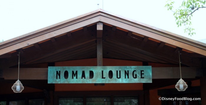 Nomad Lounge sign