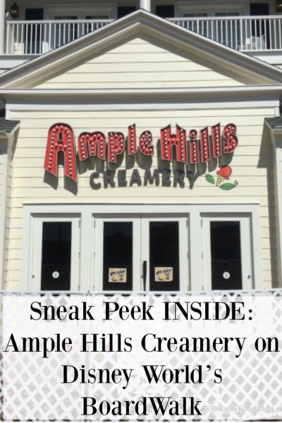 Sneak Peek INSIDE Ample Hills Creamery on Disney World’s BoardWalk