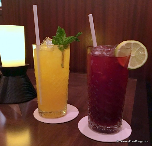 Zingiber Fizzie and the Hibiscus Henna -- Non-Alcoholic Drinks