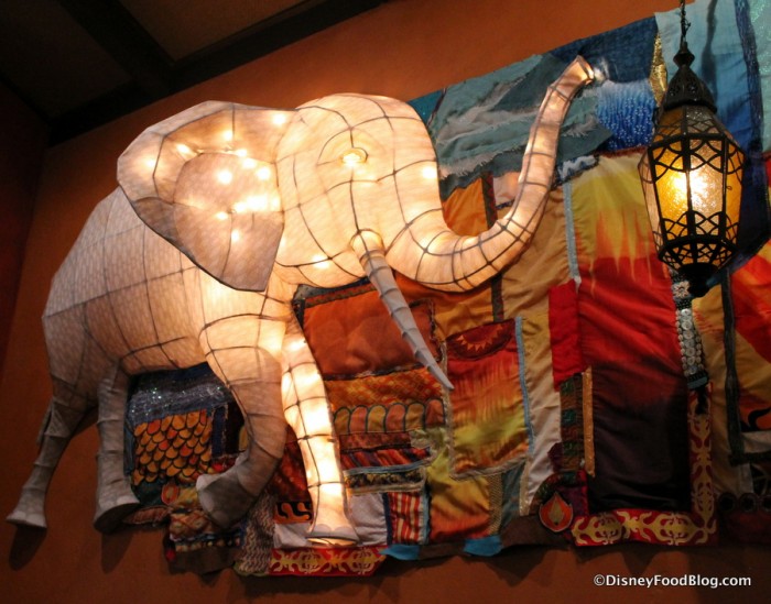 Grand Gallery -- Lantern Wall -- Elephant Up Close