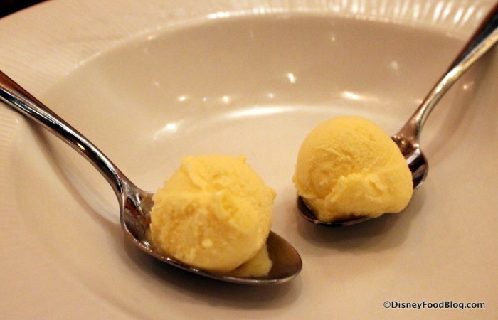 Two Tasting Portions of Passionfruit Curd