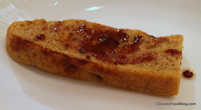 A Slice of Pomegranate Foccacia Bread 