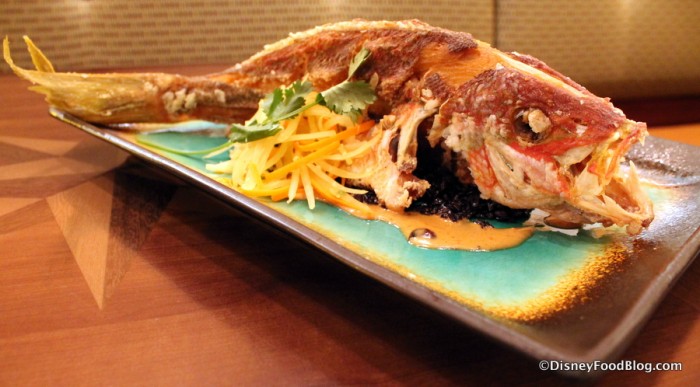 Whole Fried Sustainable Fish -- Another View