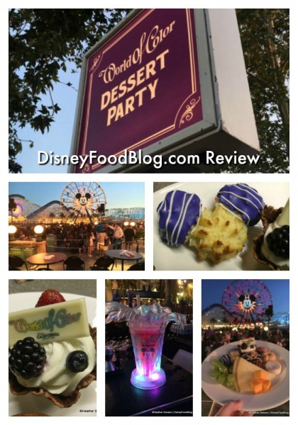 World of Color Dessert Party Review