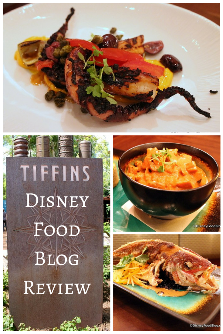 The FULL review from DisneyFoodBlog.com of Tiffins, a new signature restaurant in Animal Kingdom!