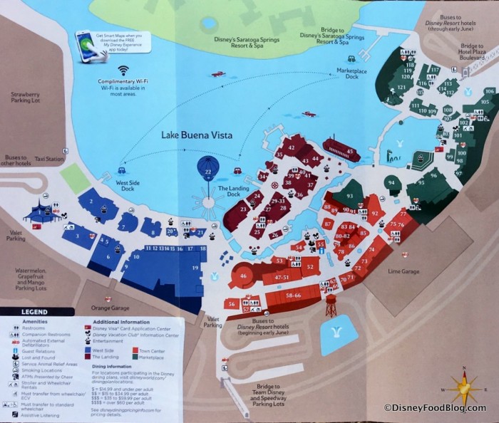 New Disney Springs Map