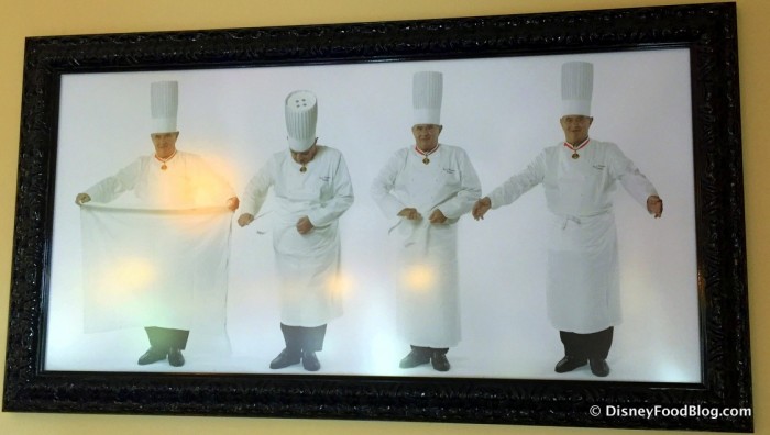 How to Wear Your Apron in Chef Paul Bocuse's Kitchen. :-)