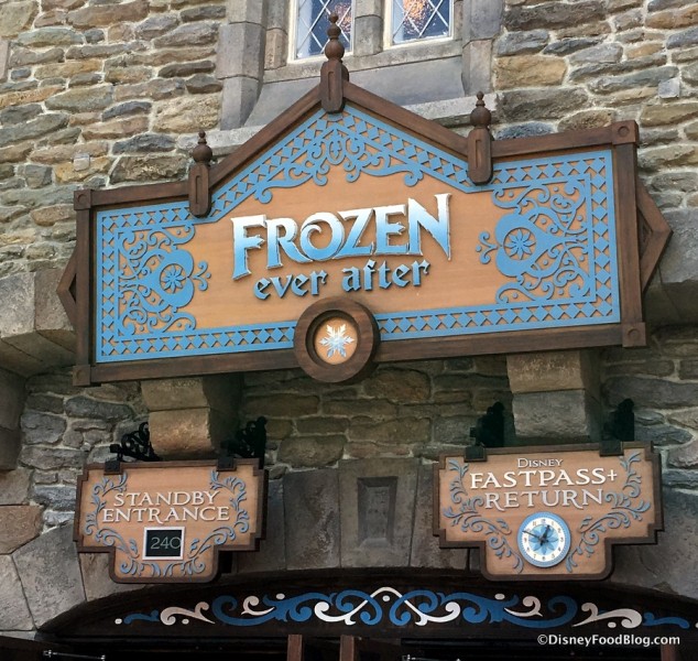 Frozen Ever After Entrance