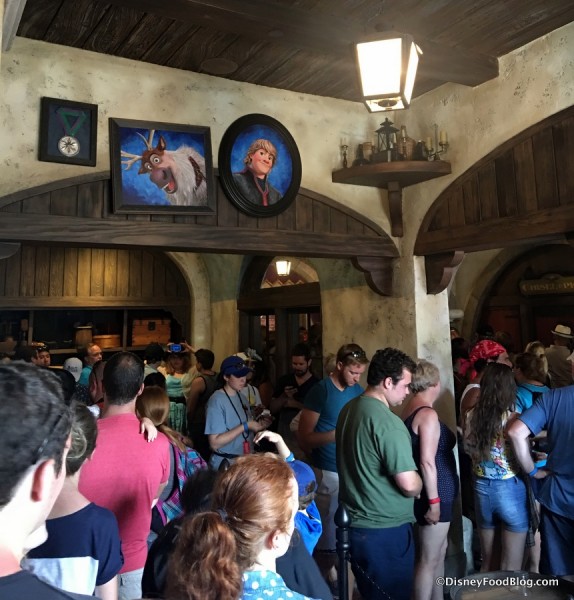 The Inside Queue for Frozen Ever After