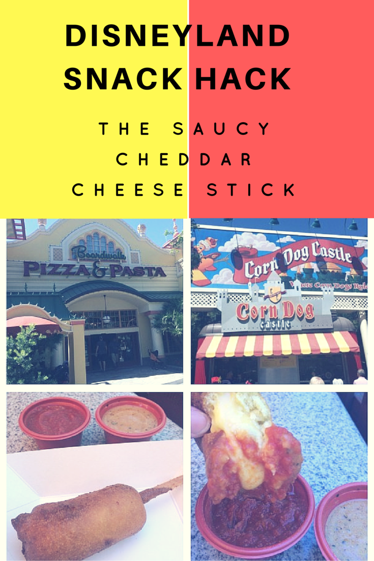 Disneyland Snack Hack: The Saucy Cheddar Cheese Stick