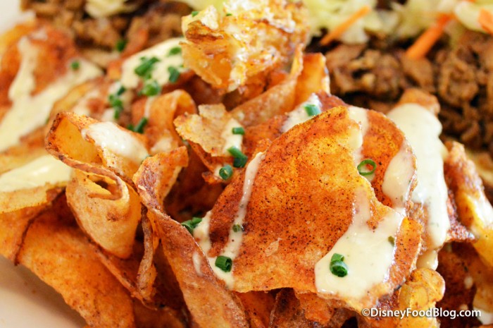 Homemade BBQ Chips with Icebox Dressing