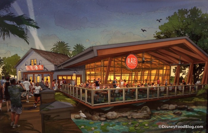 Blaze Fast Fire'd Pizza Concept Art posted in Disney Springs