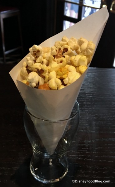 Curry-dusted Popcorn with Chickpeas