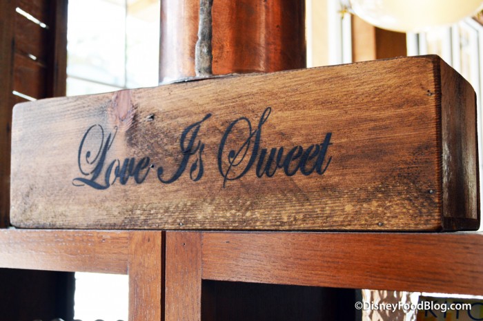 "Love Is Sweet" Sign
