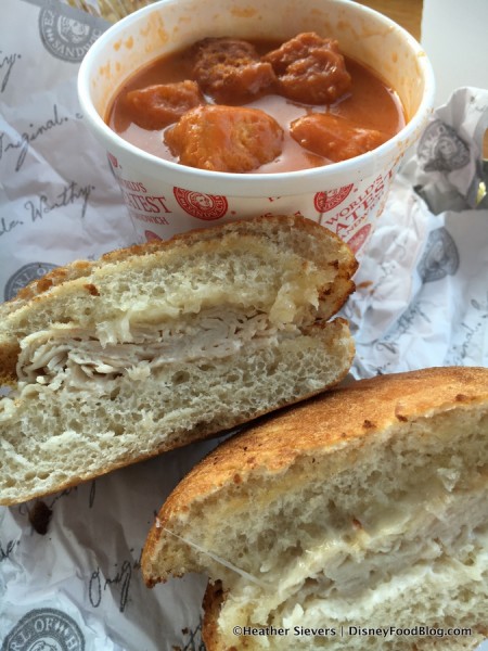 Kids' Turkey and Swiss with Tomato Soup
