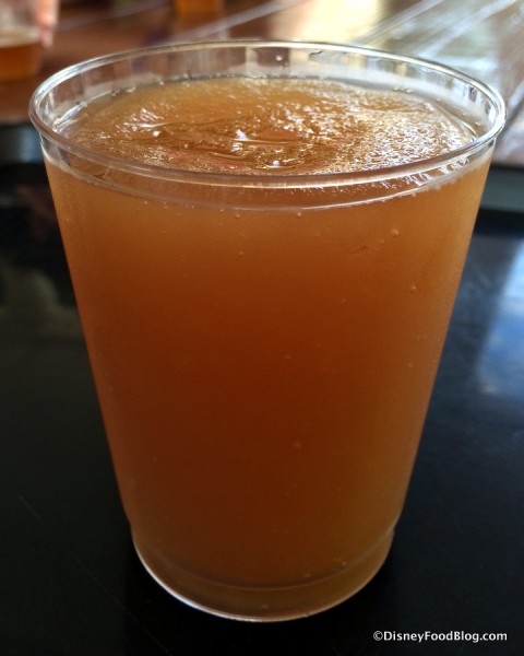Frozen Orange-spiked Tea featuring Florida Cane “Orlando Orange” Vodka