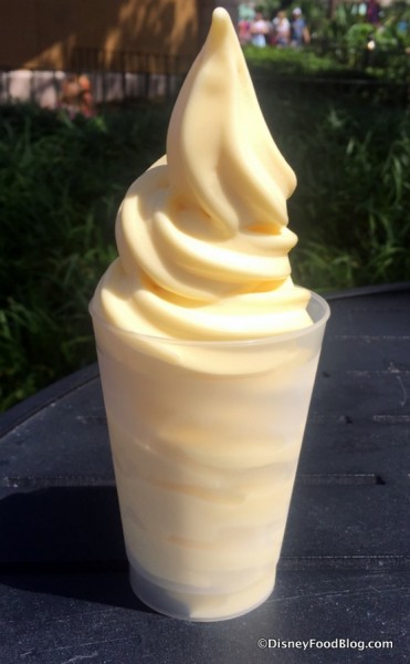 Pineapple Dole Whip Soft-Serve Ice Cream