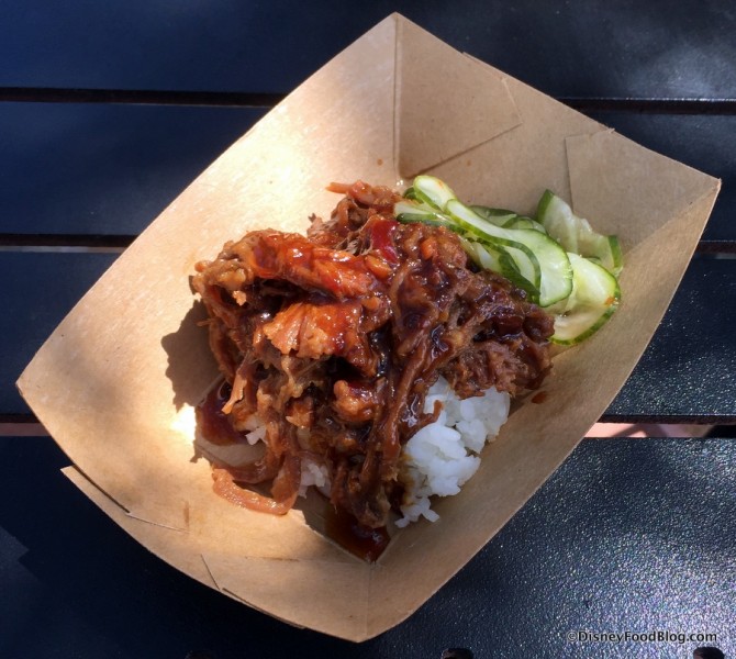 Korean-style BBQ Beef with Steamed Rice and Cucumber Kimchi