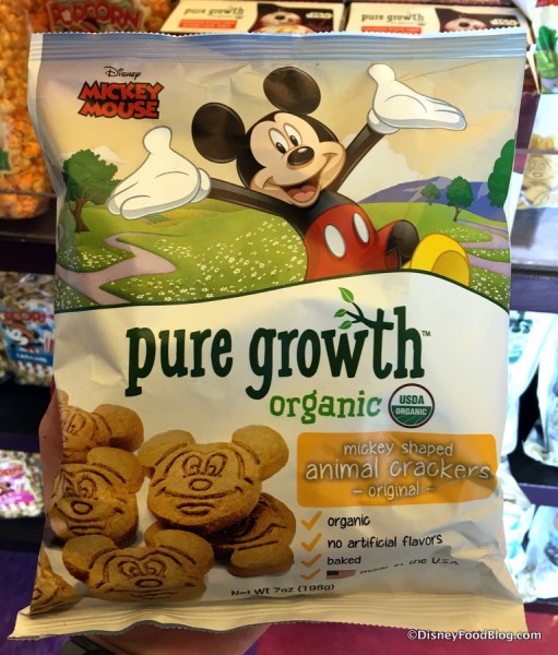 Pure Growth Organic Snacks original animal cracker packaging