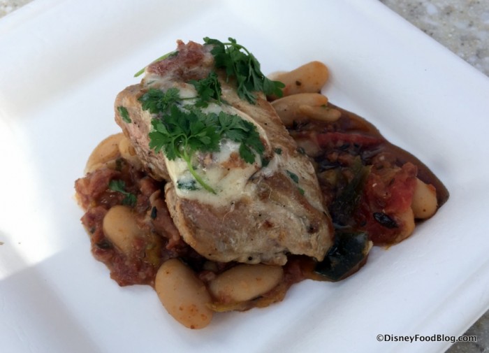 epcot-food-and-wine-festival-2016-the-wine-and-dine-studio-pork-tenderloin-with-cannellini-bean-ragout-and-zinfandel-reduction-2