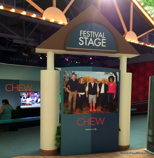 Festival Stage Featuring Clips from The Chew
