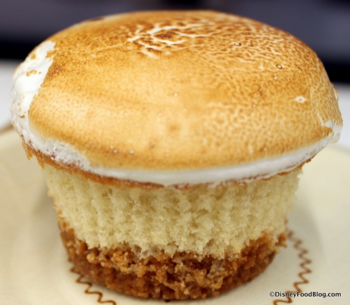 Lemon Meringue Cupcake -- Out of the Wrapper