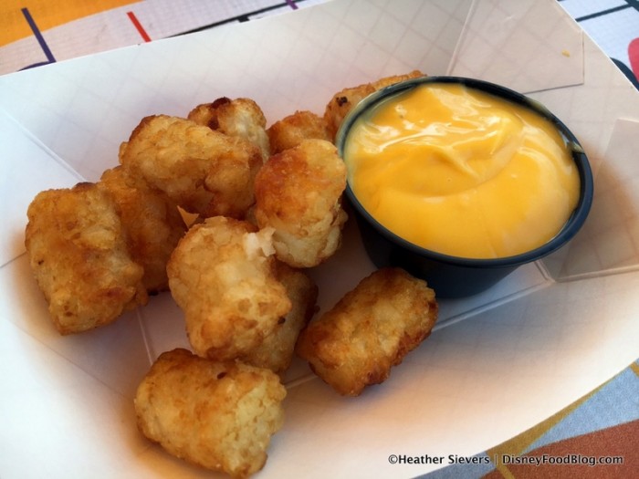 Naked Tots with Cheese Sauce for Dipping