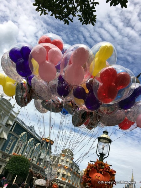 Balloons on Main Street, U.S.A.