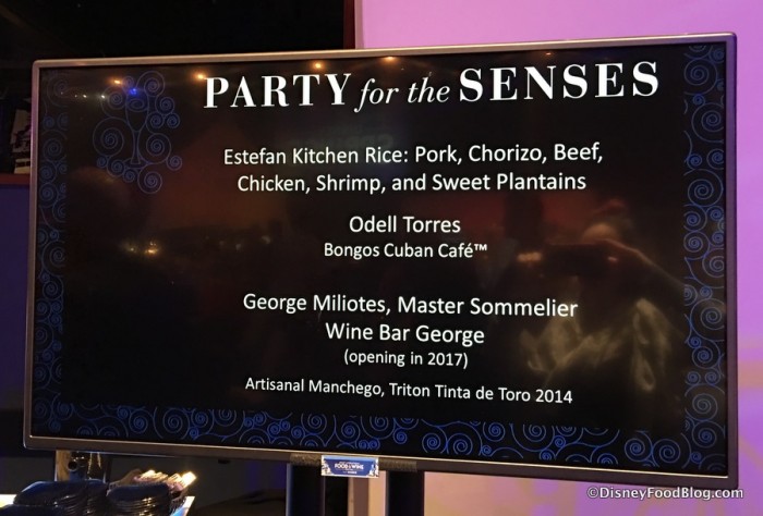 Sign at Party for the Senses