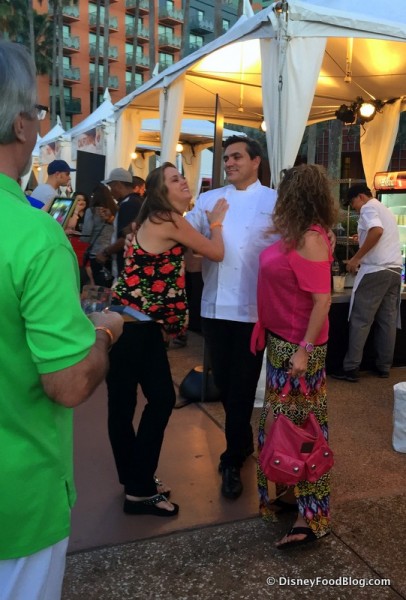 Chef Todd English and Fans