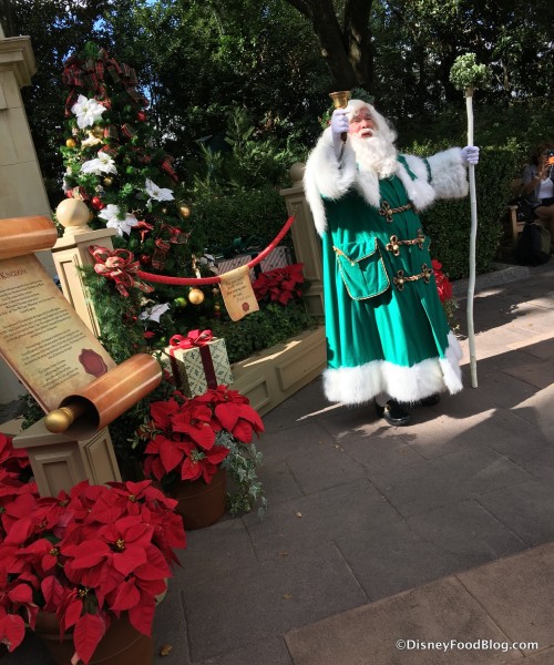 Father Christmas in the United Kingdom Pavilion