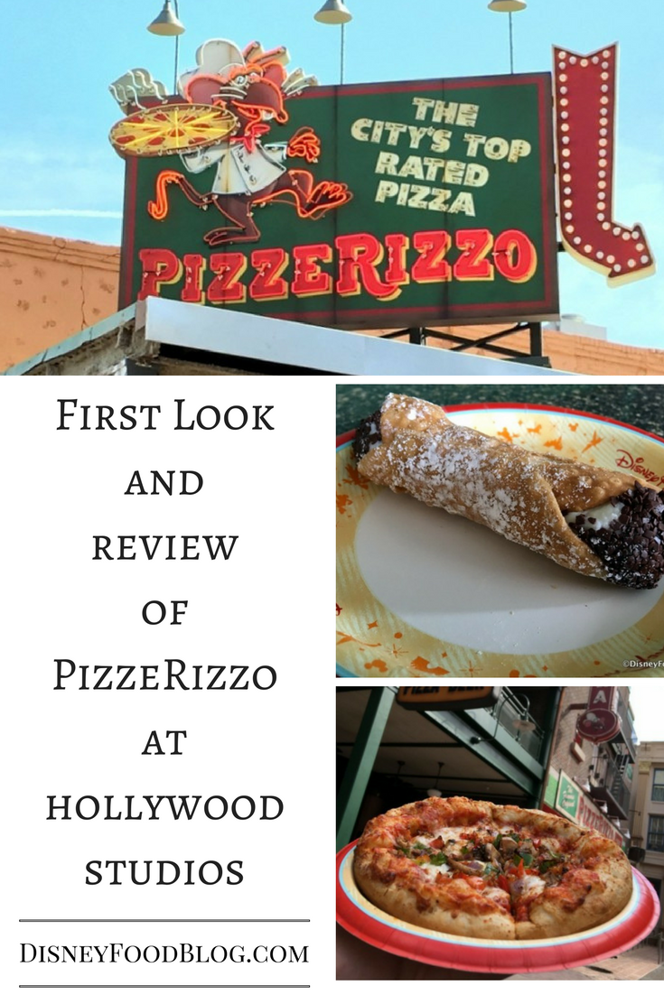 Get a first look and check out our review of PizzeRizzo in Hollywood Studios!