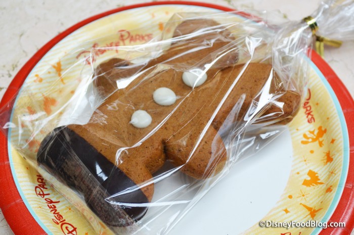 Gingerbread Mickey Cookie Pop
