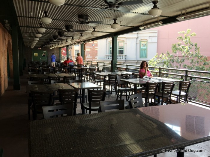 Upper Level Outdoor Seating