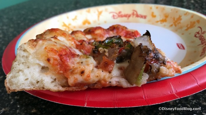 Slice of Vegetable Pizza