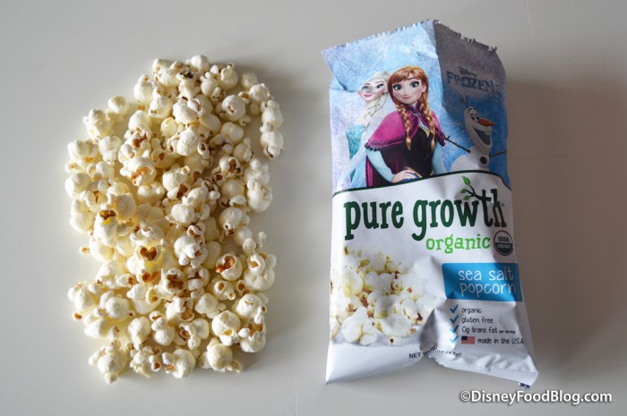 Pure Growth Organic Snacks popcorn