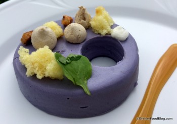 Deconstructed Purple Sweet Potato Pie