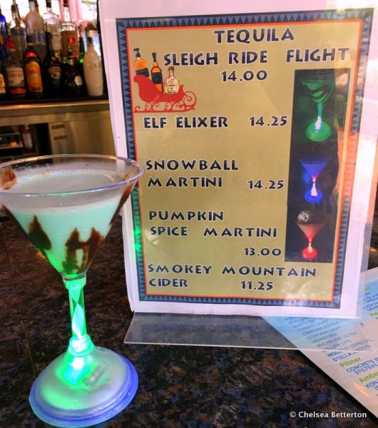 Elf Elixir and Other Holiday Drinks at Trout Pass Pool Bar