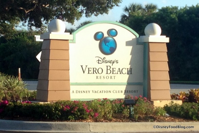 Disney's Vero Beach Resort sign