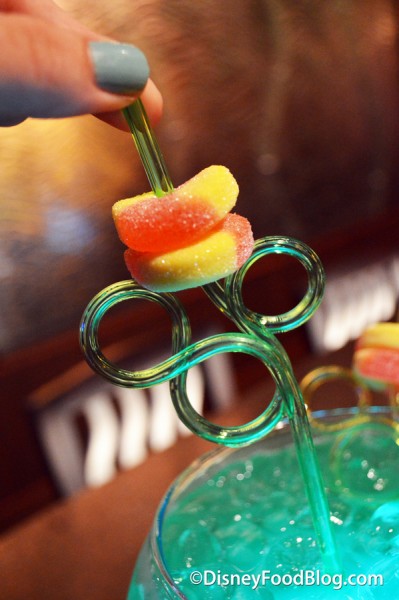 Mickey Straw and Gummy Rings