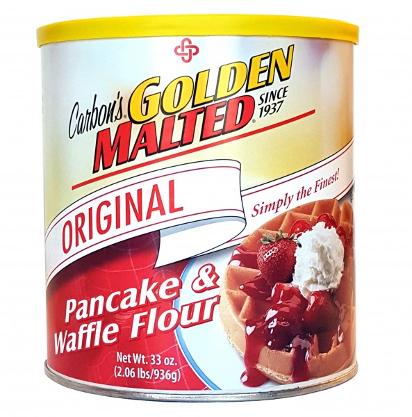 Enjoy Golden Malted Waffle Mix at Home!