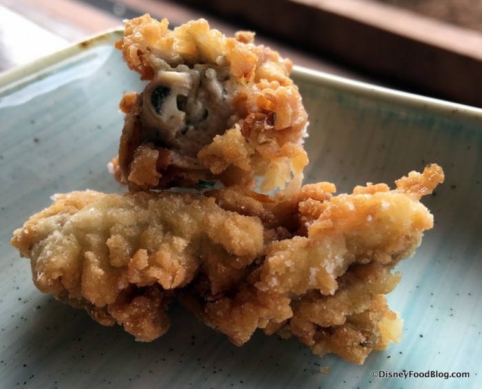 Fried Oyster cross-section