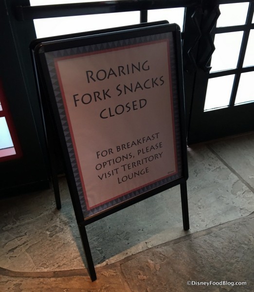 Roaring Fork Refurb sign