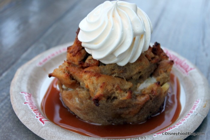 Seasonal Bread Pudding -- Apple and Cream Cheese Pudding -- Up Close