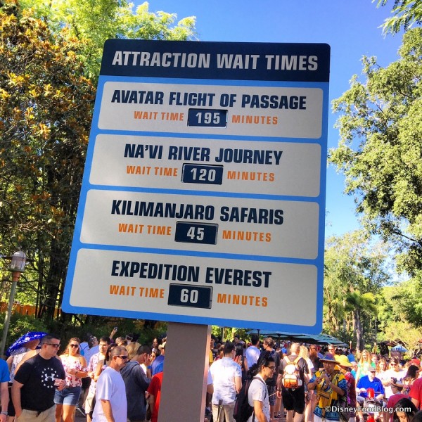 Pandora Wait Times...once you actually get into Pandora...on opening day