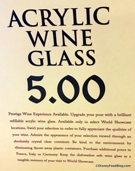 Acrylic Wine Glass Information