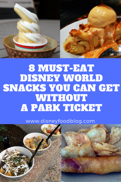 8 Must-Eat Disney World Snacks You Can Get WITHOUT a Park Ticket