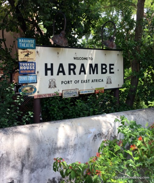 Entrance to Village of Harambe